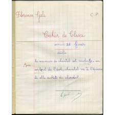 Cahier de classe
