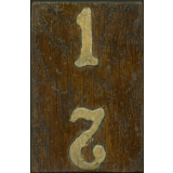 Pyrogravure - Élément de calendrier - 1 à 4