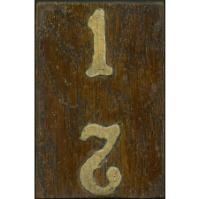 Pyrogravure - Élément de calendrier - 1 à 4