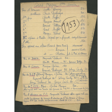 Palmarès pour l'année scolaire 1952-1953 - Distribution des Prix - 28 juin 1953