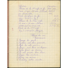 Cahier journalier