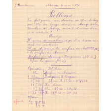 Devoir du jour