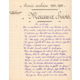 Morceaux choisis