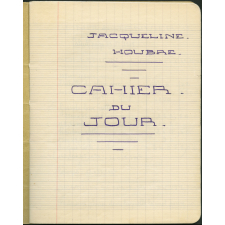 Cahier du jour