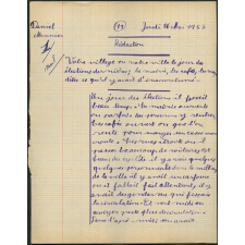 Certificat d'études 1957. Canton de Damville. Rédaction