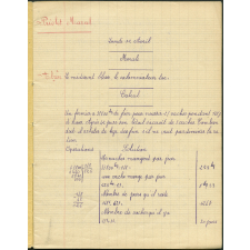Cahier journalier