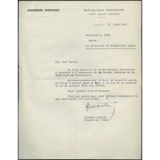 Refus officiel de l'invitation à l'inauguration du groupe scolaire de La Madeleine-de-Nonancourt