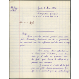 BEPC 1957. Collège de Damville. Rédaction