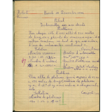 Cahier journalier