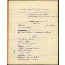Cahier journalier - Année scolaire 1930-1931