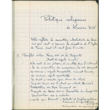 Cahier d'histoire