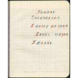 Cahier du jour