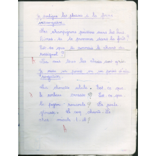 Cahier de devoirs