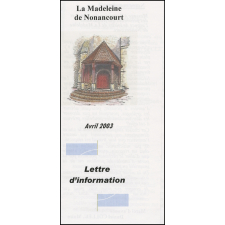 La Madeleine-de-Nonancourt - Lettre d'information - Résumé de la carrière d'Huguette Vadelorge
