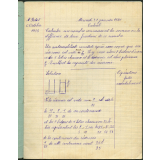 Cahier journalier