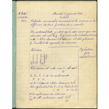Cahier journalier