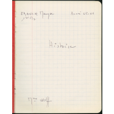 Cahier d'histoire