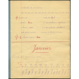 Cahier journalier