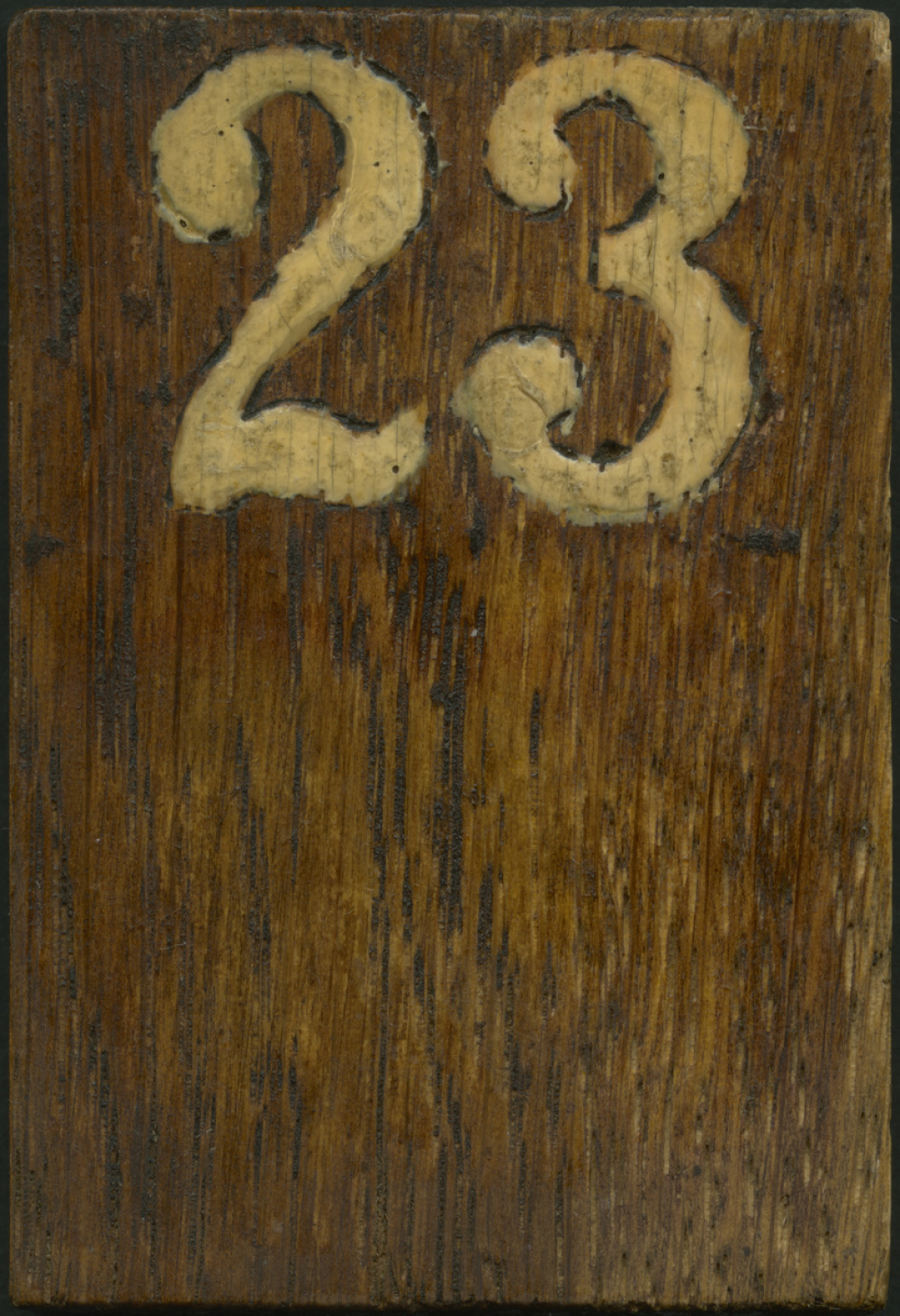 Pyrogravure - Élément de calendrier - 23