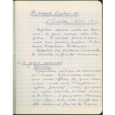 Cahier d'Histoire