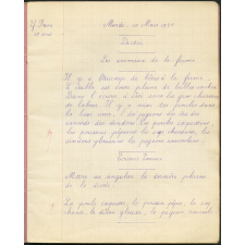 Cahier journalier