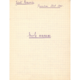 Cahier de préparation de cours d'enseignant
