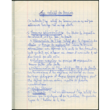 Cahier de Géologie
