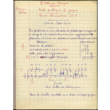 Cahier journalier