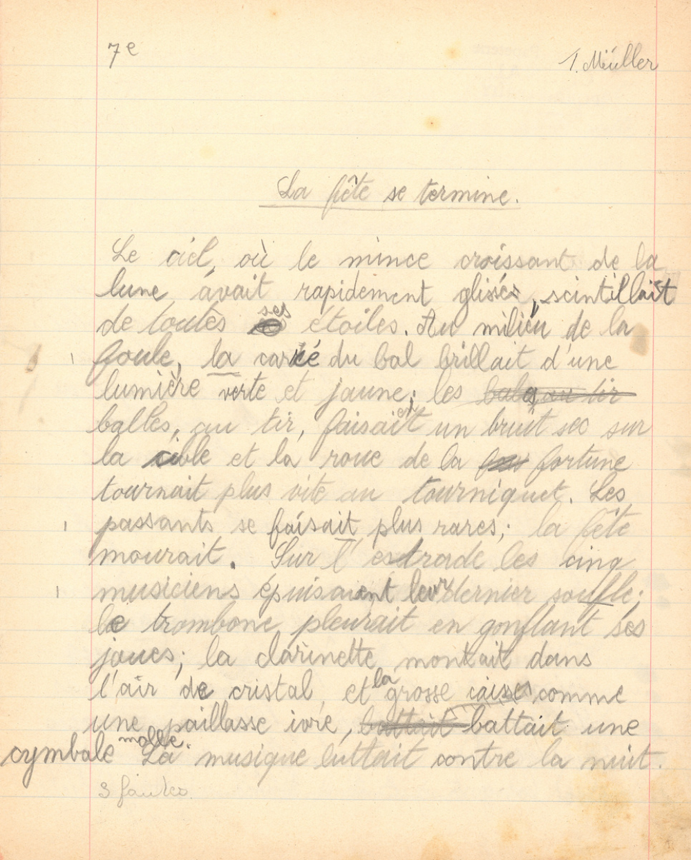Brouillon français