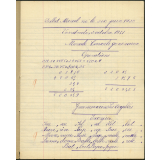Cahier journalier - Année scolaire 1931-1932