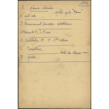 Distribution des Prix - 14 juillet 1957 - Brouillons du discours de remerciements et du discours à ses élèves