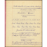 Cahier journalier - Année scolaire 1930-1931