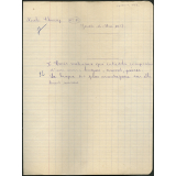 Certificat d'études 1957. Canton de Damville. Devoir de sciences / filles