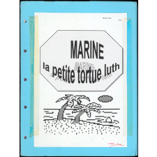 Marine, la tortue luth