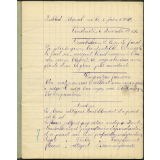 Cahier journalier - Année scolaire 1929-1930