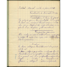 Cahier journalier - Année scolaire 1929-1930