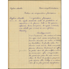 ''Cahier de compositions françaises