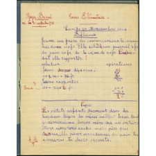 Cahier mensuel
