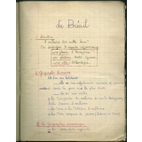 Cahier de Géographie