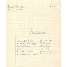 Récitations