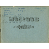 Cahier de chants