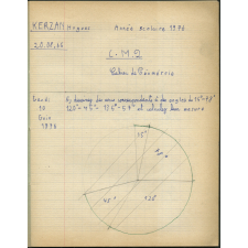 Cahier de géométrie