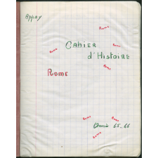 Cahier d'histoire