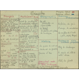 Répartitions mensuelles - Année scolaire 1974-75 - CE 1ère année (10e) et 2ème année (9ème) - Décembre