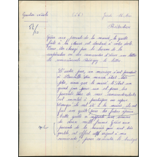 Certificat d'études 1957. Canton de Damville. Rédaction
