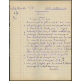 Certificat d'études 1957. Canton de Damville. Dictée-questions