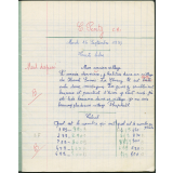 Cahier journalier