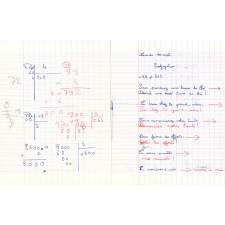 Cahier de brouillon