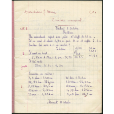 Cahier mensuel