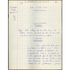 Certificat d'études 1957. Canton de Damville. Rédaction